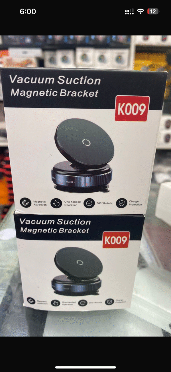 Vacuum Magnetic Suction Phone Holder